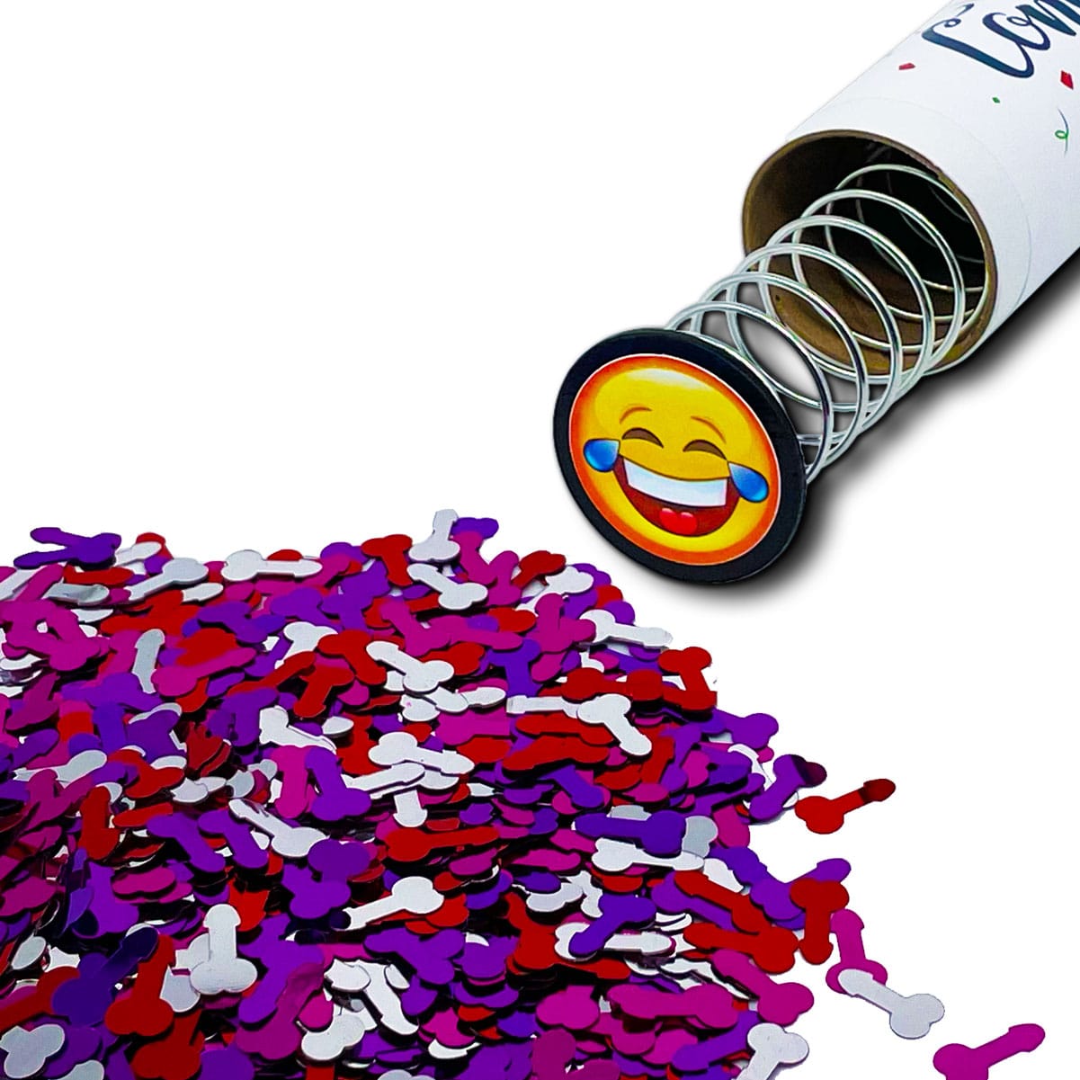 Spring Loaded Dick Bomb | Red Glitter | Increase The Size | Increase The Glitter | Add A Custom Message To The Inside & Outside | Add Stickers To The Inside & Outside | Anonymous Prank Website | Prank Mail | Ship Your Enemies Glitter