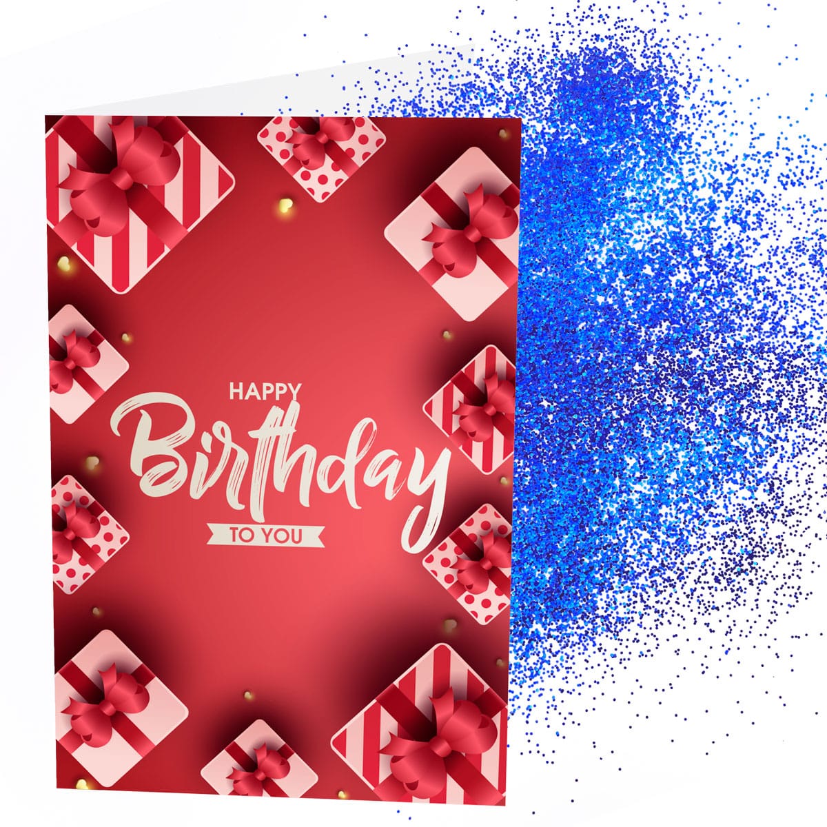 Glitter Bomb Card | Happy Birthday To You | Increase The Glitter | Add A Custom Message To The Inside & Outside | Add Stickers To The Inside & Outside | Anonymous Prank Website | Prank Mail | Ship Your Enemies Glitter