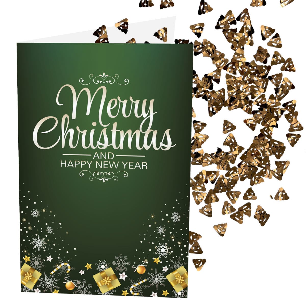 Poop Bomb Card | Merry Christmas And Happy New Year | Increase The Glitter | Add A Custom Message To The Inside & Outside | Add Stickers To The Inside & Outside | Anonymous Prank Website | Prank Mail | Ship Your Enemies Glitter