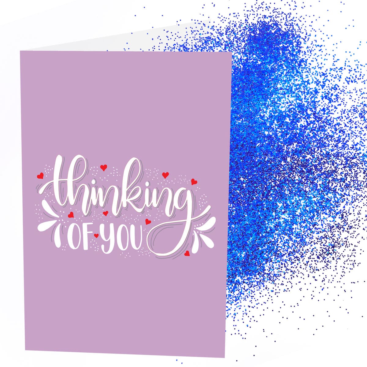 Glitter Bomb Card | Thinking Of You | Increase The Glitter | Add A Custom Message To The Inside & Outside | Add Stickers To The Inside & Outside | Anonymous Prank Website | Prank Mail | Ship Your Enemies Glitter