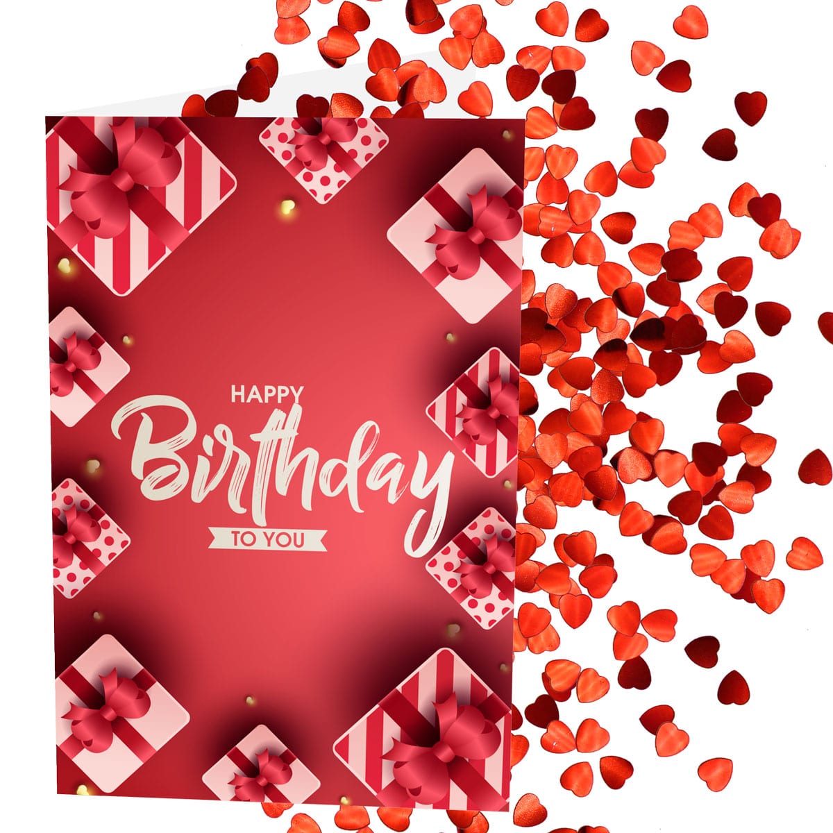 Heart Bomb Card | Happy Birthday | Increase The Glitter | Add A Custom Message To The Inside & Outside | Add Stickers To The Inside & Outside | Anonymous Prank Website | Prank Mail | Ship Your Enemies Glitter